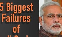 Shocking blunders of Modi in three years